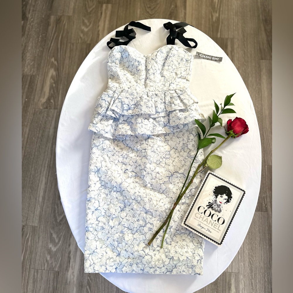 Light Blue Lace Dress